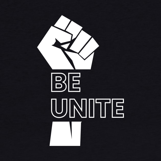 Be unite motivational typography design by emofix